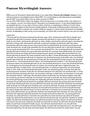 mywritinglab answers pdf Doc