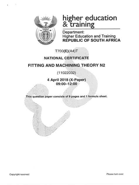 n2 mathemetics exam paper Reader