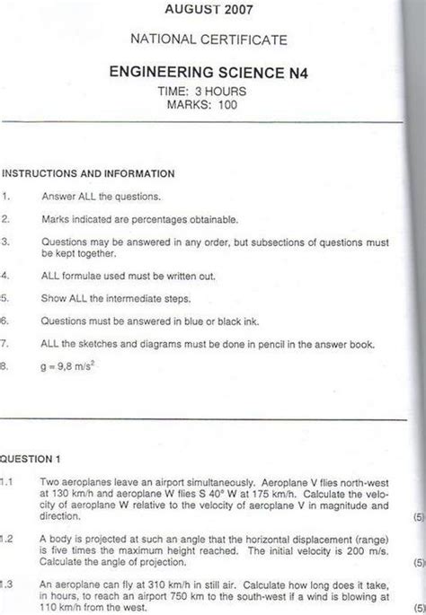 n4 engineering science 2013 past exam papers Reader