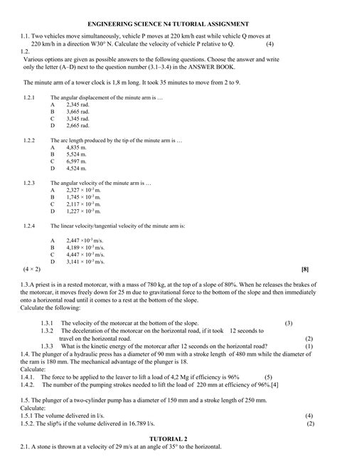 n4 engineering science question paper Epub