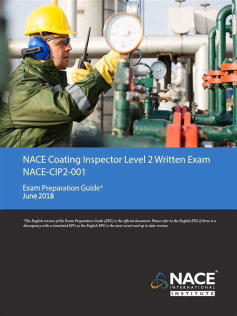 nace coating inspector exam study guide PDF