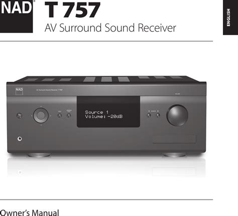 nad t 757 manual PDF