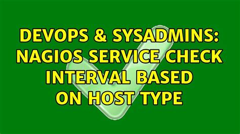 nagios host check interval Doc