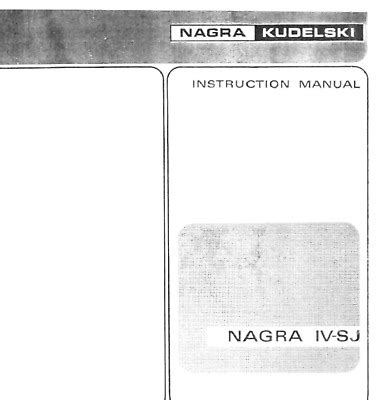 nagra 42 schematic user guide PDF