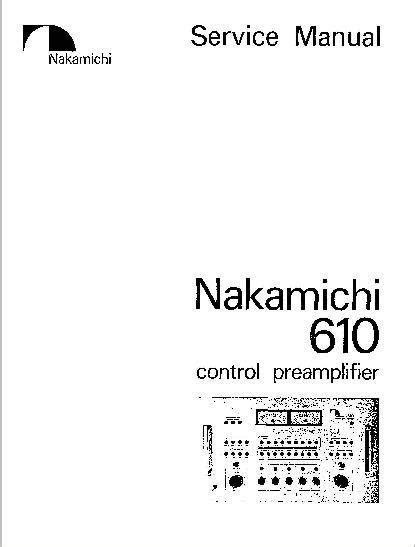 nakamichi 610 user guide Reader