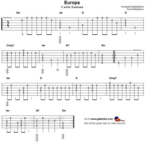 name of the chords of guitar santana Kindle Editon