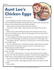 name-aunt-lee-s-chicken-eggs-super-teacher-worksheets-free Ebook Kindle Editon