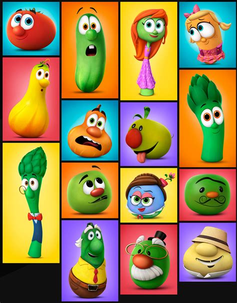 names of veggietales characters