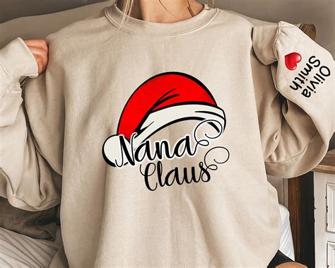 nana claus sweatshirt