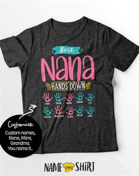 nana personalized shirts