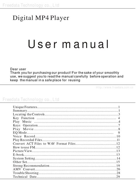 nano mp4 user guide Epub