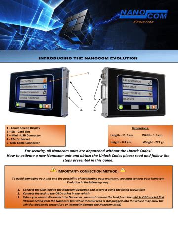 nanocom evolution user manual Doc