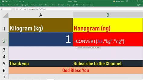 nanogram to kilogram