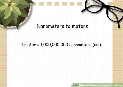 nanometer to meter calculator