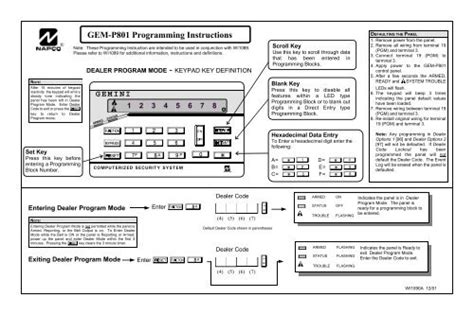 napco p801 programming manual Epub