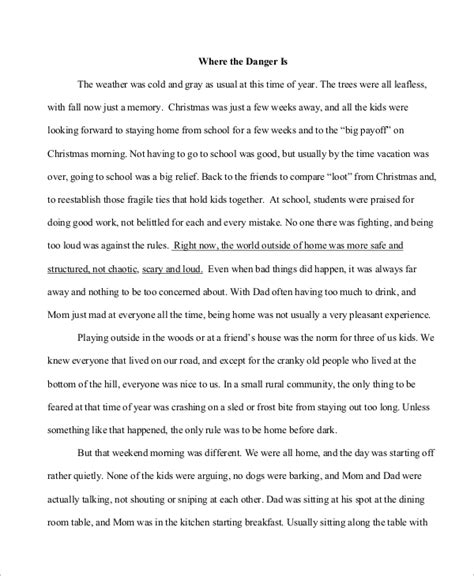 narrative descriptive essay examples Reader