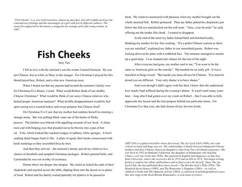 narrative essays on fishing Doc