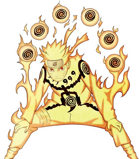 naruto 9 tails chakra mode