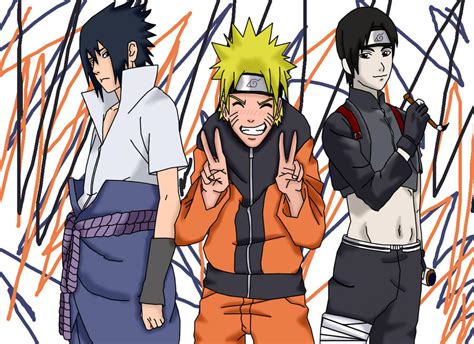 naruto sai and sasuke