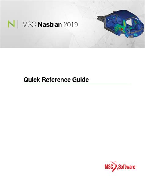 nastran quick reference guide Doc