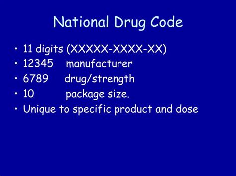 national drug code 11 digit Reader