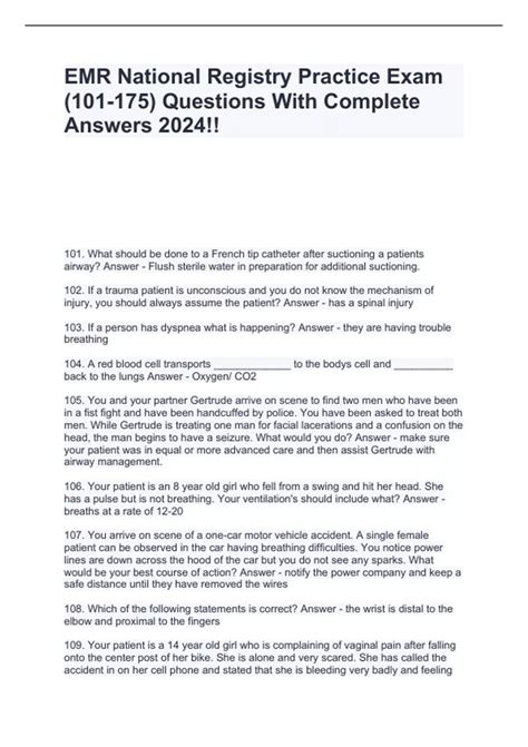 national emr registry practice test PDF
