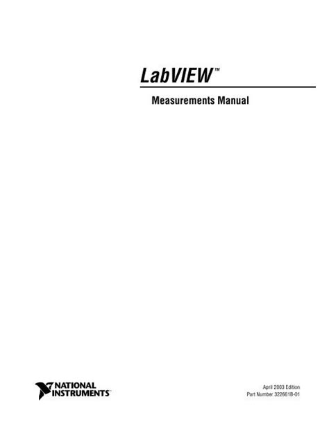 national instruments labview manual Epub