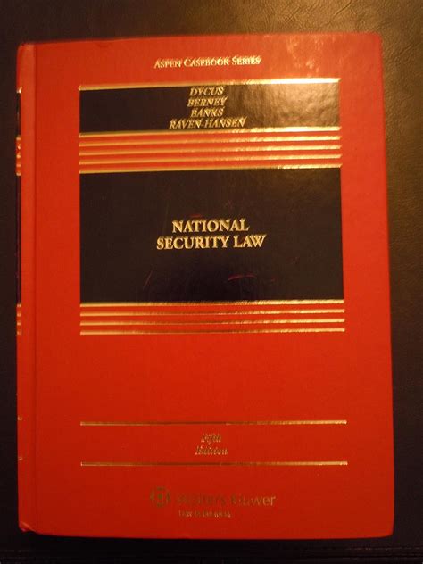 national security law fifth edition aspen casebooks Kindle Editon