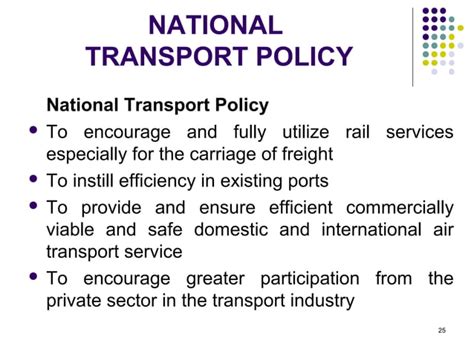 national transportation policy free PDF