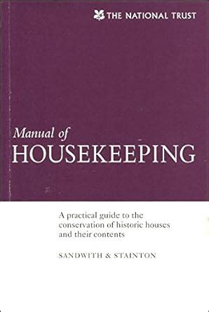 national trust manual of housekeeping 2006 Epub