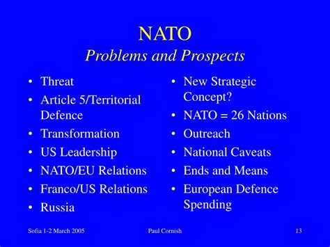 nato issues and prospects Epub