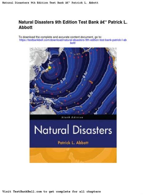 natural disasters patrick abbott 9th edition PDF