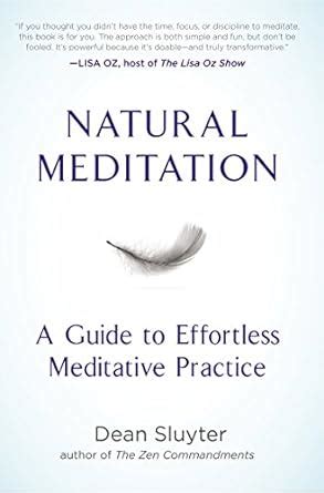 natural meditation a guide to effortless meditative practice PDF