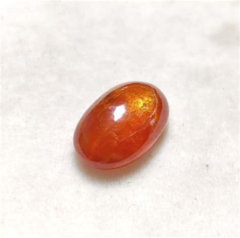 natural orange gemstone