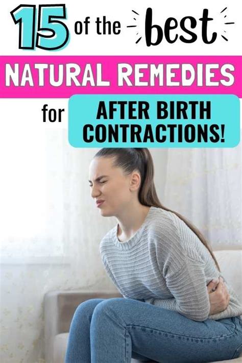 natural remedies for after birth pains