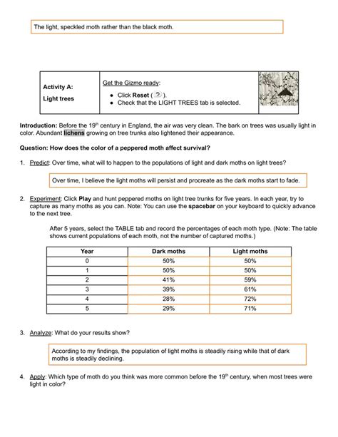 natural selection virtual lab answer key Reader