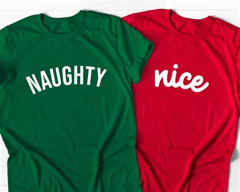 naughty and nice shirts