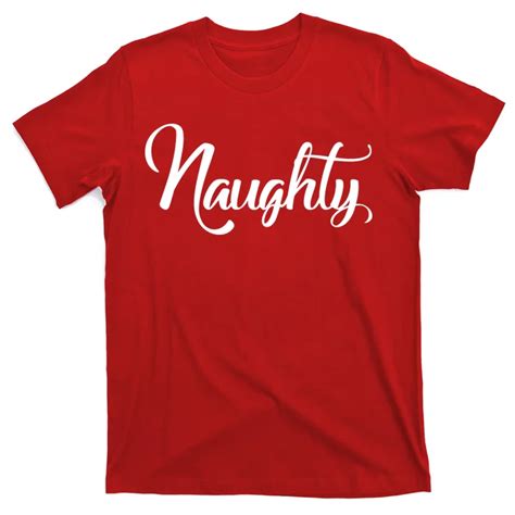 naughty and nice t shirts