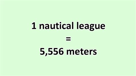 nautical league