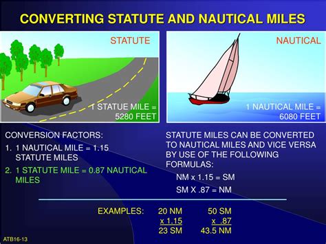 nautical mile to statute mile