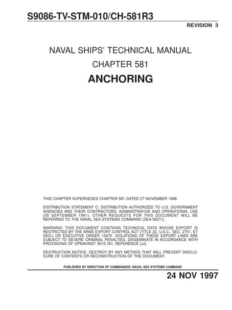 naval ships technical manual chapter 581 PDF