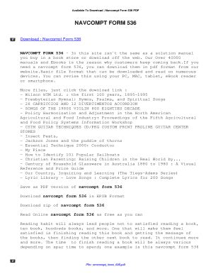 navcompt form 536 Ebook Epub