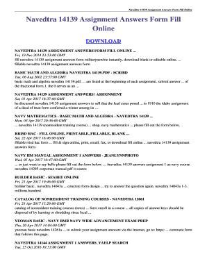 navedtra 14139 answer keys Doc