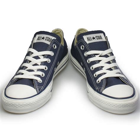 navy blue converse