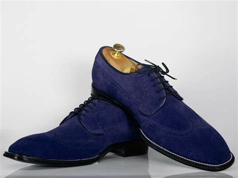 navy blue men's dress shoes