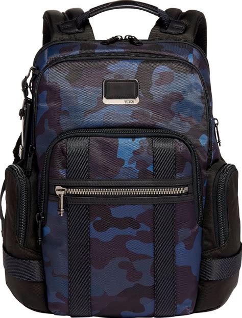 navy camo tumi backpack