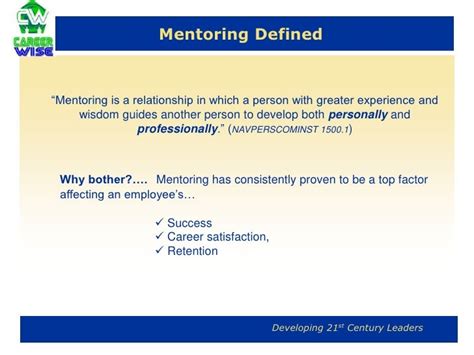 navy mentorship program instruction pdf PDF