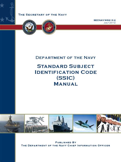 navy stard subject identification codes ssic manual Doc