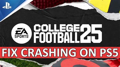 ncaa 25 crashing