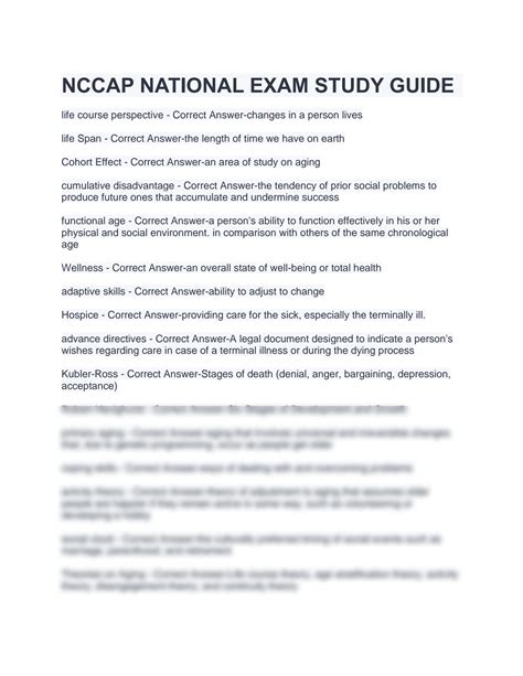 nccap national exam study guide Ebook Reader